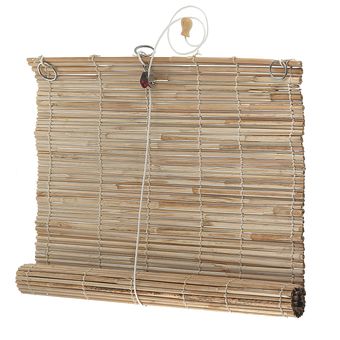 پرده کرکره ای مدل حصیر سنتی سایز 110x220 سانتی متر