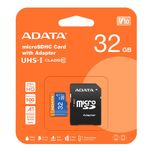 کارت حافظه microSDHC ای دیتا مدل Premier کلاس 10 استاندارد UHS-I U1 سرعت 100MBps ظرفیت 32 گیگابایت به همراه آداپتور SD