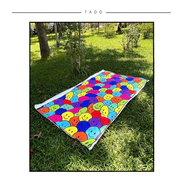 زیر انداز سفری تادو طرح لبخند مدل ZR04