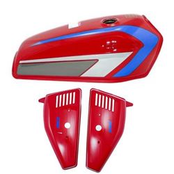 باک موتور سیکلت کایر گوجه ای مناسب برای هوندا CDI به همراه قاب بغل