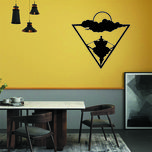 استیکر مدل چوبی طرح قایق کد S57