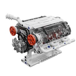 مدل ساختنی موتور V6 شیائومی ONEBOT مدل OBTEM03AIQI