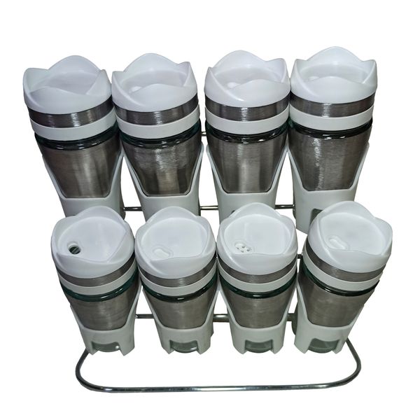 ست جا ادویه 8 پارچه کاپریس مدل فلورا کد WSW8