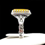 انگشتر نقره مردانه ملک زیور مدل شرف الشمس کد 201