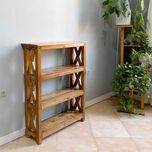 کتابخانه روستیک دکور مدل KN400