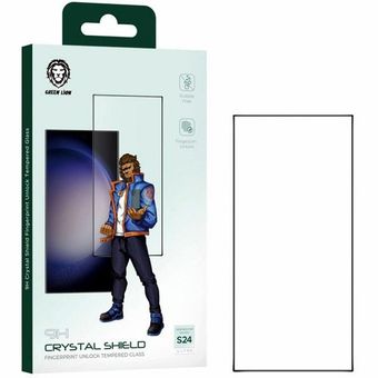 محافظ صفحه نمایش گرین لاین مدل 9H Crystal Shield مناسب برای گوشی موبایل سامسونگ Galaxy S24 Ultra