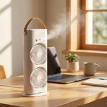 پنکه مه پاش دو طرفه شارژی مدل Double Ended Spray Fan