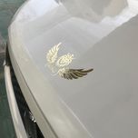 برچسب بدنه خودرو مهدیار طرح بال طلایی کوچک کد SM200*665
