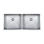 سینک ظرفشویی استیل توکار دو لگنه کن مدل BCN88