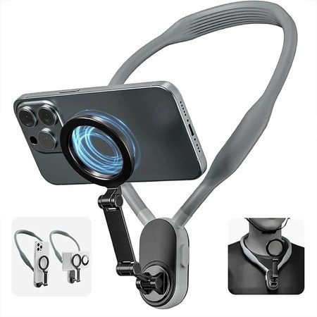 هولدر دور گردنی مگنتی TELESIN – Smartphone Magnetic Neck Holder
