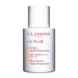🌸ضدآفتاب کلارنس UV Plus Anti-Pollution SPF50 رنگ Rose Glow – 50ml