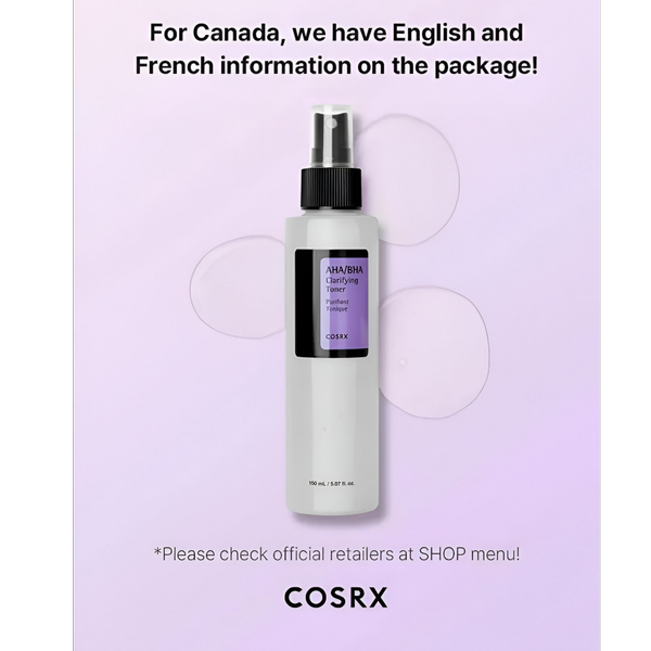 تونر درمانی ضدجوش و روشن‌کننده کوزارکس COSRX AHA/BHA Clarifying Treatment Toner