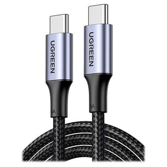 کابل Type C دو سر نر یوگرین مدل 80150-US355 طول 1 متر با رزولوشن 4K دارای قابلیت شارژ سریع و فناوری Thunderbolt 3