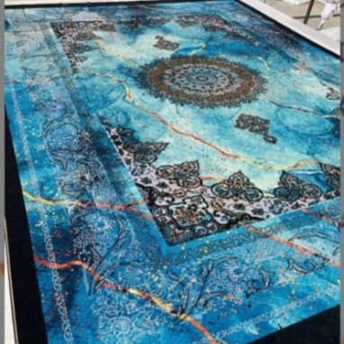 روفرشی کشدار و فرشینه ترمزدار شیراز طرح زیبا کد 414