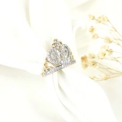 انگشتر برند ژوپینگ طرح تاج کد 8051