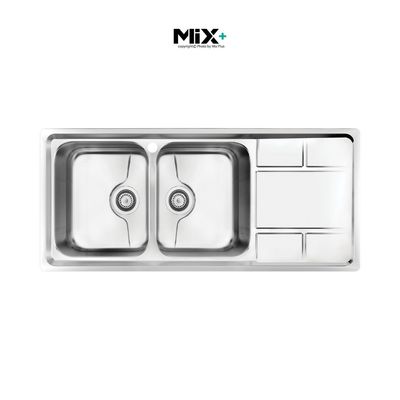 سینک ظرفشویی توکار میکس پلاس مدل 8052‑P