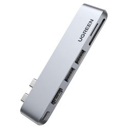 هاب 6 پورت USB-C یوگرین مدل 80856 تا سرعت 5Gbps