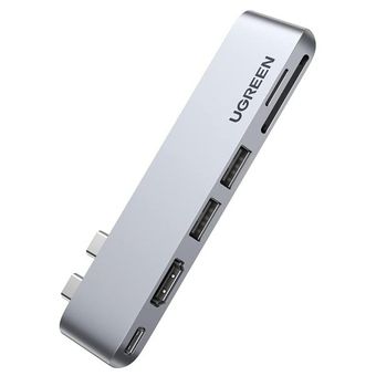 هاب 6 پورت USB-C یوگرین مدل 80856 تا سرعت 5Gbps