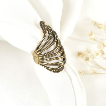 انگشتر برند طلاروس فری سایز کد 8137