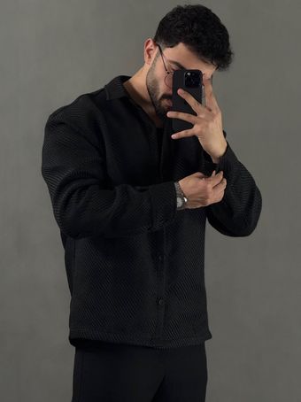 پیراهن فوتر کجراه مشکی