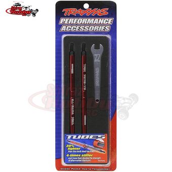 Traxxas 5338R Red Aluminum TUBES Front and Rear