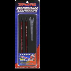 Traxxas 5338R Red Aluminum TUBES Front and Rear