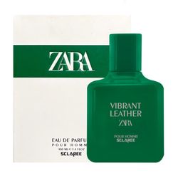 ادوپرفیوم مردانه زارا ویبرانت لدر مدل vibrant leather حجم 100 میلی لیتر