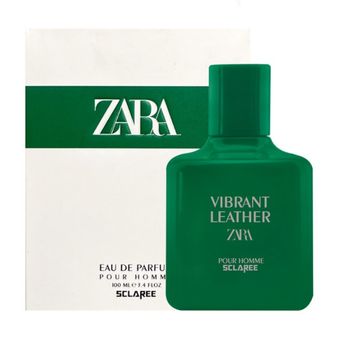 ادوپرفیوم مردانه زارا ویبرانت لدر مدل vibrant leather حجم 100 میلی لیتر
