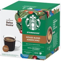 کپسول قهوه دولچه گوستو استارباکس مدل آمریکانو هوس بلند House Blend