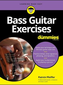 کتاب تمرین بیس گیتار Bass Guitar Exercises For Dummies