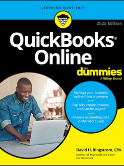 کتاب QuickBooks Online For Dummies 2025 Edition