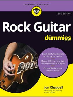 کتاب آموزش گیتار راک Rock Guitar For Dummies