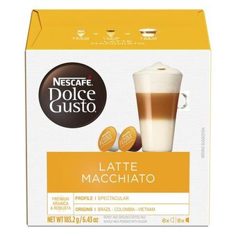 کپسول قهوه دولچه گوستو 16عددی مدل لته ماکیاتو Latte Machiato