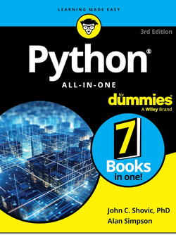 کتاب پایتون به زبان آدمیزاد Python All in One For Dummies کتاب پایتون فور دامیز