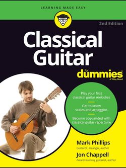 کتاب آموزش گیتار کلاسیک Classical Guitar For Dummies