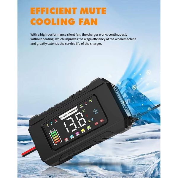 شارژر باتری خودرو برای باتری های تا 200 آمپر ساعت