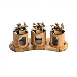 جاادویه سه تایی گلدکیش مدل باترفلای کد GK829836