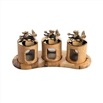 جاادویه سه تایی گلدکیش مدل باترفلای کد GK829836