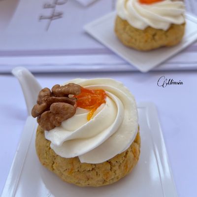 کوکی هویج با کرم پنیری و مربای هویج دستساز