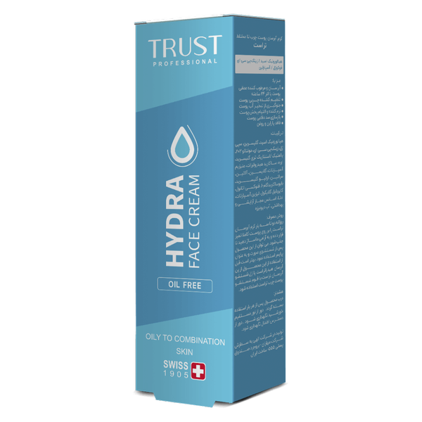 کرم آبرسان تراست TRUST برای پوست چرب و مختلط | کنترل چربی و رطوبت‌رسانی مؤثر