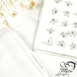 پیرسینگ بینی طرح تاج ساخت ایتالیا کد 8390