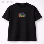 تیشرت باکسی 100٪ پنبه طرح (Audio recording) | کد 1382