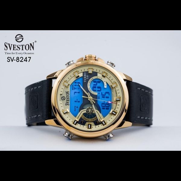 ساعت سویستون بند چرم مدل 8247