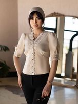 شومیز کراپ مجلسی مدل رز