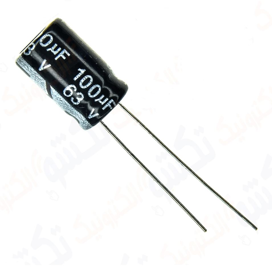 خازن الکترولیت  100uF-63V