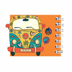 دفترچه یادداشت 25 برگ مدل ون فانتزی کد CHF بسته 8 عددی