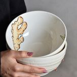 کاسه سالادی طرح سبزیجات