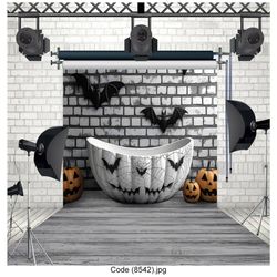 بکدراپ طرح هالووین کد 8542