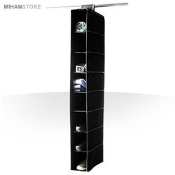 آویز کفش طبقاتی داخل کمد 8 طبقه با گیره چسبی | فروشگاه شاپینو