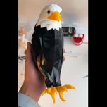 چراغ خواب دیواری سه‌بعدی طرح عقاب 💡🦅